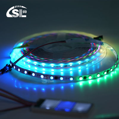 IP20 12V 60led/metro SMD 5050 10M LED RGB Strip Light para parede do banheiro