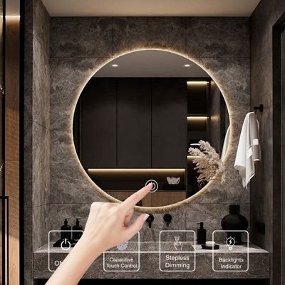 Banheiro Vanities Espelhos Sensor Touch Switch com suporte e Sensor Range de 1-6mm