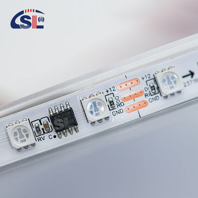 Smart Multi Color 5m 10m 12v 5050 Rgb LED Pixel Strip Lights para iluminação residencial