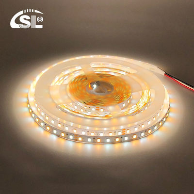 Baixa Voltagem 3M Dual Color LED Strip Light 3000k 6500k 120 Led 12V 24V 8W para Espelho