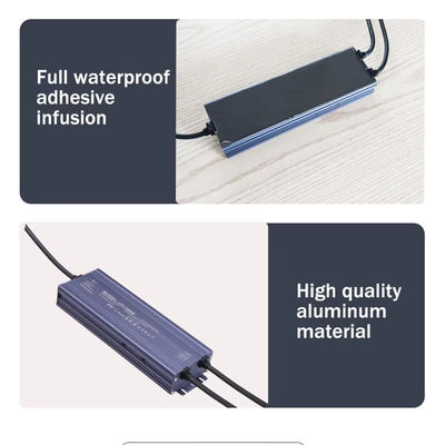 24V Voltagem de Entrada Transformador de Luz LED IP67 Impermeável para Exterior 60W 200W 400W 500W