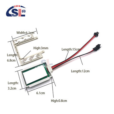 Interruptor de sensor de toque dimmer ON/OFF de um/três cores para iluminação LED de espelho de banheiro