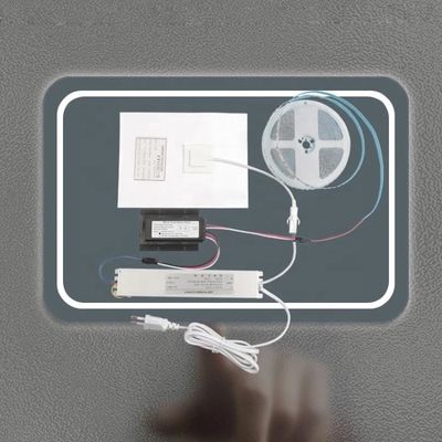 Lentes de PET Material Sensor de Toque de Banho Interruptor Vanity Dimmer Defogger LED Smart Mirror