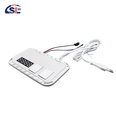Smart Automation Defogger 12V 5A 60W Led Mirror Touch com exibição de temperatura do tempo