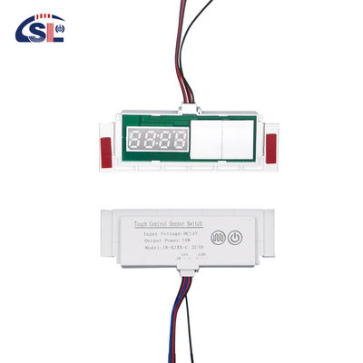 Desfocador de espelhos LED com sensor de toque de exibição de temperatura de tempo Switch dimmer stepless 5A 60W