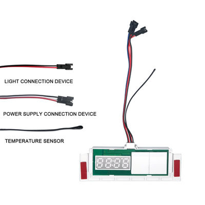 Slim 12V 5A 60W interruptores indutivos Temporário Display de temperatura Defogger LED Luz Espelho Sensor de toque Stepless Dimmer Switch