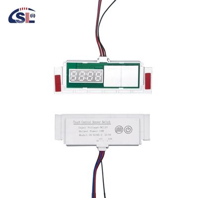 60W interruptores indutivos LED Light Defogger com display de temperatura de tempo Sensor táctil Dimmer Stepless