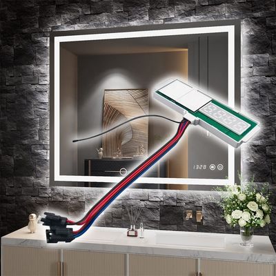 60W interruptores indutivos LED Light Defogger com display de temperatura de tempo Sensor táctil Dimmer Stepless