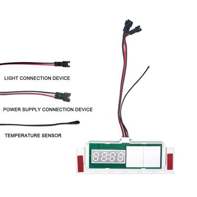60W interruptores indutivos LED Light Defogger com display de temperatura de tempo Sensor táctil Dimmer Stepless
