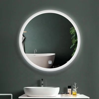 Lâmpadas sensíveis ao toque LED Espelho de banheiro com sensor grande e estilo de design moderno