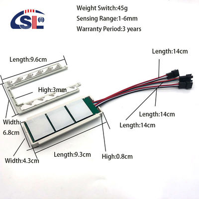 60W 5A DC12V Sensor de toque duplo de cor única Switch para LED indutivo de radar de espelho