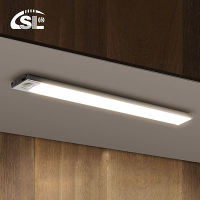 Alerta de luz do dia LED, faixa de iluminação do guarda-roupa com sensor de movimento e bateria recarregável