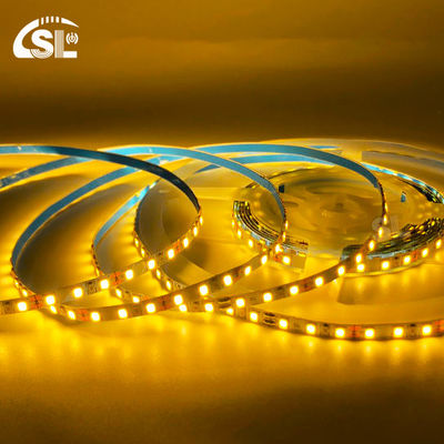 Residencial Slim DC12V SMD2835 Electroplate PCB 120Ds 5mm Ra 80 3000K LED Light Strip