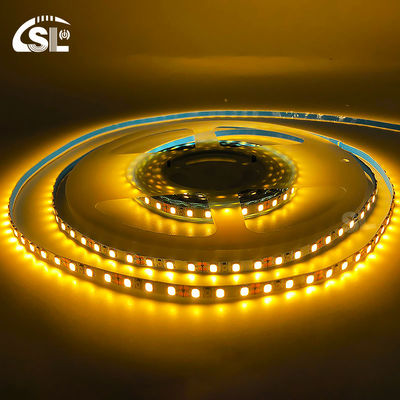 Residencial Slim DC12V SMD2835 Electroplate PCB 120Ds 5mm Ra 80 3000K LED Light Strip