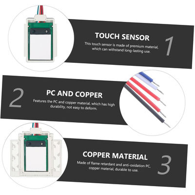 DC12V Smart Hand Led Light Um/Três Cores Espelho Manual Scanning Dimming Control Switch Sensor Não-Touch