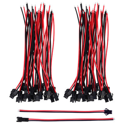 LED Light Cable Wire com conectores de cabo masculino e feminino JST SM estilo de design moderno