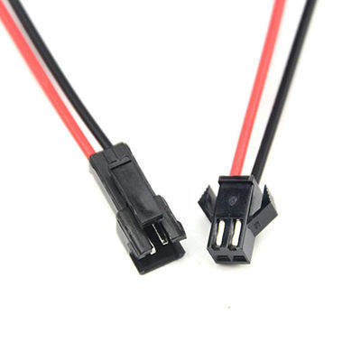 LED Light Cable Wire com conectores de cabo masculino e feminino JST SM estilo de design moderno