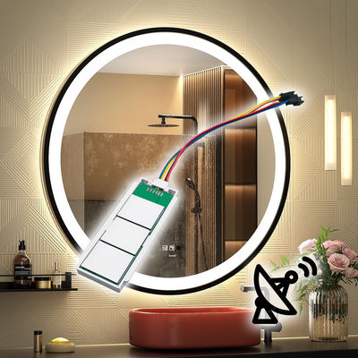 Nível de atenuação Sim Personalizavel 12V/24V 5A 60W/120W Rader PIR Sensor de movimento Switch de luz LED Fonte de luz 1NO/1NC Switch Combinação Banheiro
