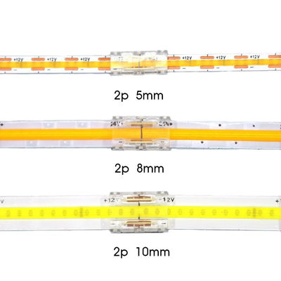 Medição ilimitada da densidade de LED COB Conectores de LED de tira para fio para conexão de 5 8 10 mm