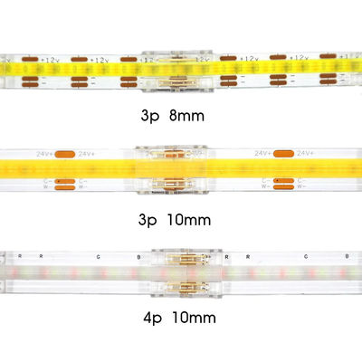 Medição ilimitada da densidade de LED COB Conectores de LED de tira para fio para conexão de 5 8 10 mm