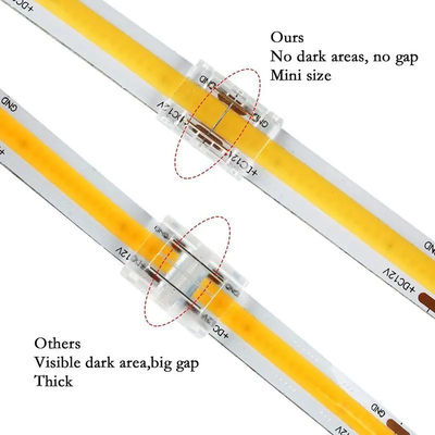 Medição ilimitada da densidade de LED COB Conectores de LED de tira para fio para conexão de 5 8 10 mm