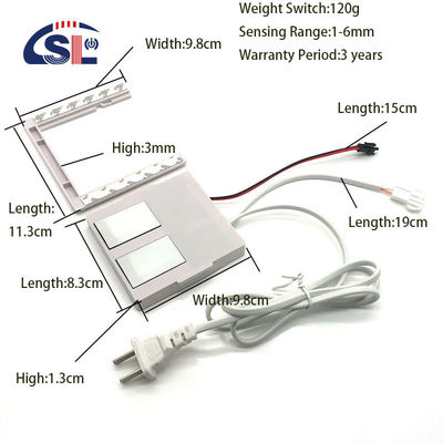Sensor de atenuação de ruído de LED inteligente de 24 W com alimentação interna para controle e remoção de nevoeiro de uma ou três cores