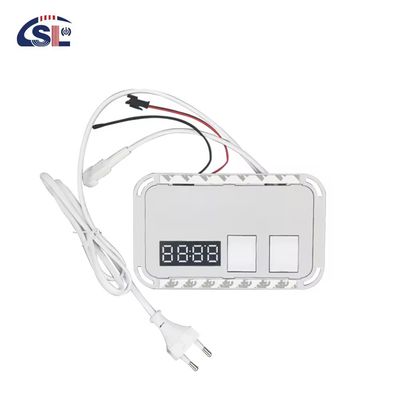 DC12V 5A 60W Sensor de Toque de Cor Única Switch LED Espelho Toque com Tempo e Display Temperatura