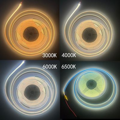 115lm/w 3000K-6500K Ra80 DC12V 120D 8mm LED Light Strips para Banheiro Vanities Espelhos