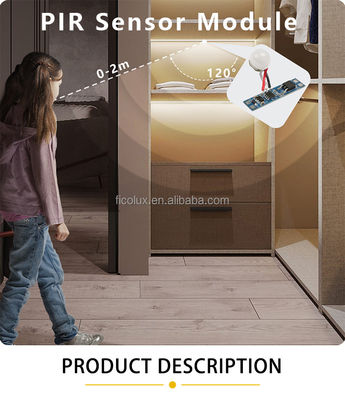 Controle convenientemente as luzes com DC12V 5A 60W Smart Hand Sweep Sensor Switch