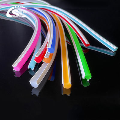 3- ODM/OEM Pure Silica Gel Neon Rope DC12V DC24V IP67 impermeável 120leds/m SMD 2835 Led Neon Lights para exterior e interior