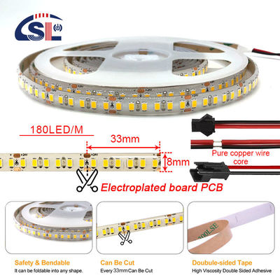 Espelhos inteligentes Lâmpadas LED com Electroplate de cola de gota à prova d'água e largura de PCB de 8 mm