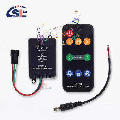 Lâmpadas de banda LED Controlador de música com distância de controle remoto de 10 m e Symphony IC