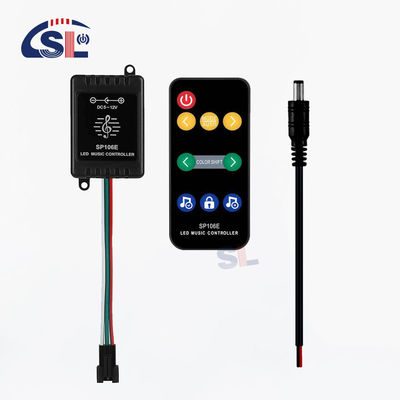 Lâmpadas de banda LED Controlador de música com distância de controle remoto de 10 m e Symphony IC