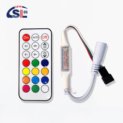 120lm/w Suporte IC Tipo 12V 21Keys RF Remote Digital LED Controller para WS2811 WS2812