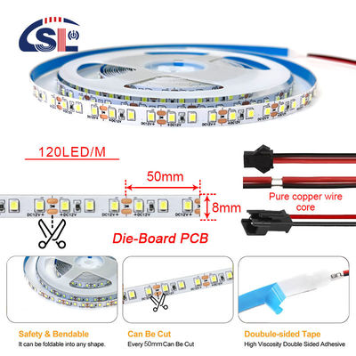 DC12V 24V SMD2835 120D 8mm 4000K Ra70 Tabela de corte a óleo LED