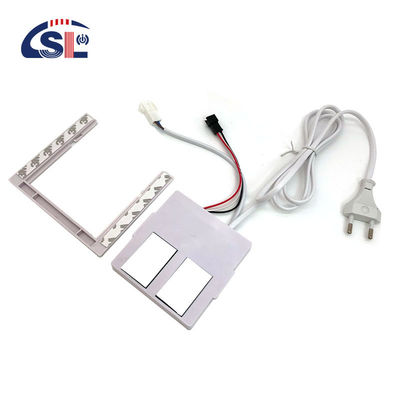Nível de atenuação Sim DC 12V 2A 24W Comutador de sensor táctil de botão duplo para espelho LED inteligente