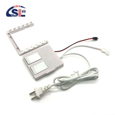 Nível de atenuação Sim DC 12V 2A 24W Comutador de sensor táctil de botão duplo para espelho LED inteligente