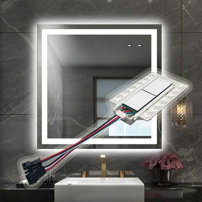 Função Smart LED On/Off Dimmer para Banheiro Vanities Mirror SL 12v 12W-60W Split Two Buttons