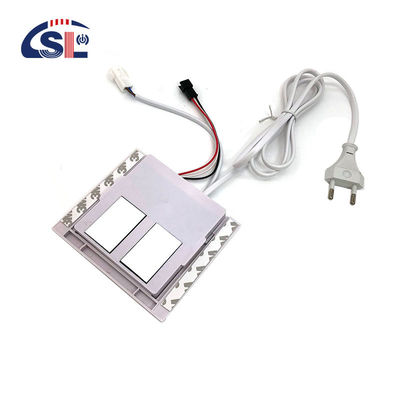 Comutador de sensores de toque de dois botões grandes com suporte fácil instalação DC12V personalizado