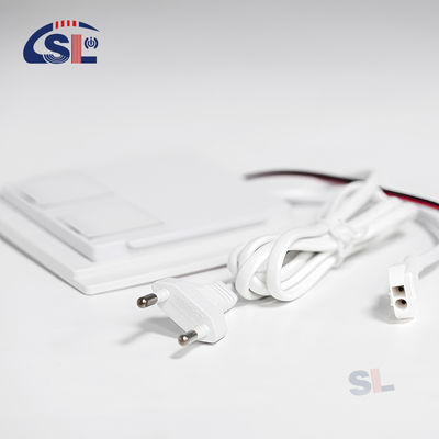 Comutador de sensores de toque de dois botões grandes com suporte fácil instalação DC12V personalizado