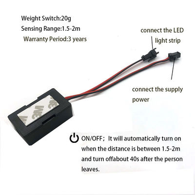 Espelhos inteligentes Radar PIR Sensor de movimento Switch de luz Design integrado e personalizável