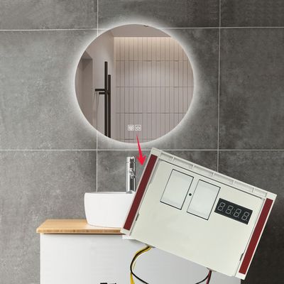 Switch de sensor de toque para espelhos Instalação fácil 169g 1-6mm Faixa de detecção DC12V