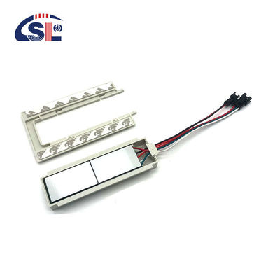 SL 12v Split Dois botões Três cores LED Smart Defogger Sensor de interruptor de toque 11.8cm*6.6cm*1.3cm