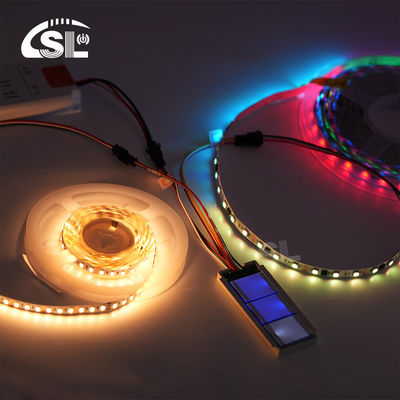 Sensor de toque 103g DC 12V 5A 60W Defogger Pad Mirror RGB Led Stepless Dimming Switch de controle de três botões