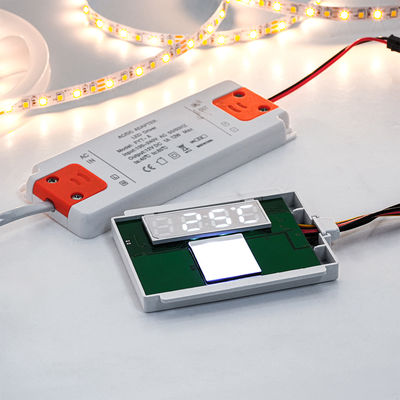 DC12V SL Split Single Button Single Color Touch Sensor Switch Radar Temporário Display Screen Temperatura com Bracket Smart Mirrors 12W 24W Voltagem