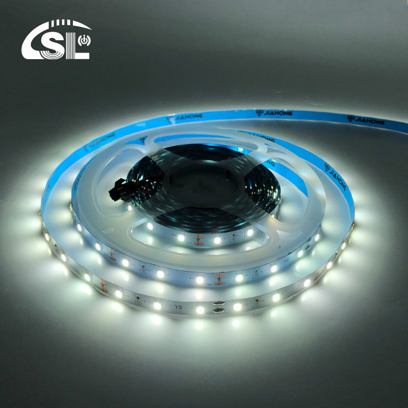 12V 60LEDs/m 6000K-6500K SMD 2835 Luzes de banda de luz LED de fundo direcionavel branco 2200 lm