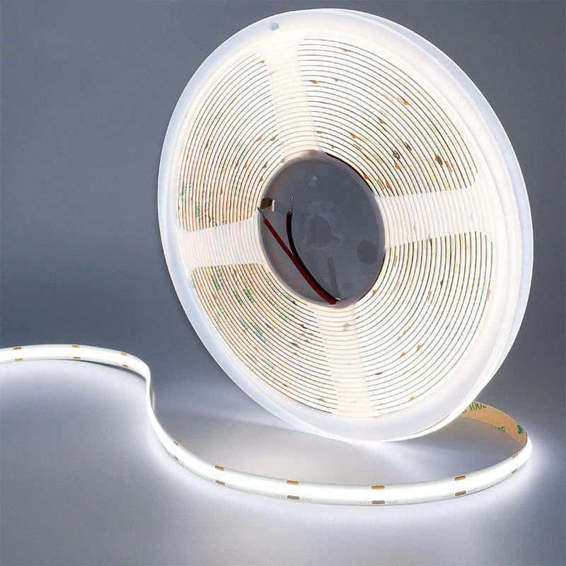 Não resistente à água 12V24V 8mm10mm 480Leds 6500K Branco CE RoHs Flexível COB LED Strip Light