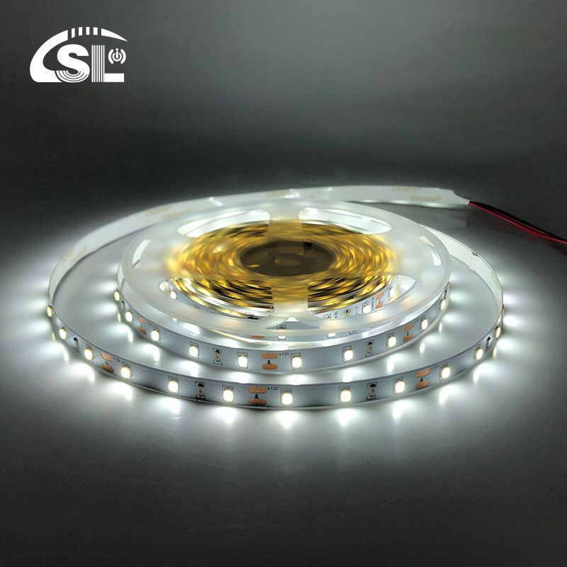8mm10mm 60leds 6500K White Electroplate SMD2835 Led Strip Light para decoração interior