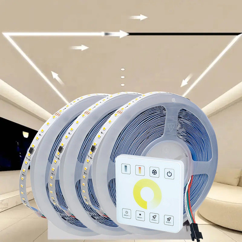 3- Água corrente 12v24v 8mm 120 leds 6500K White Electroplate SMD2835 Led Strip Light