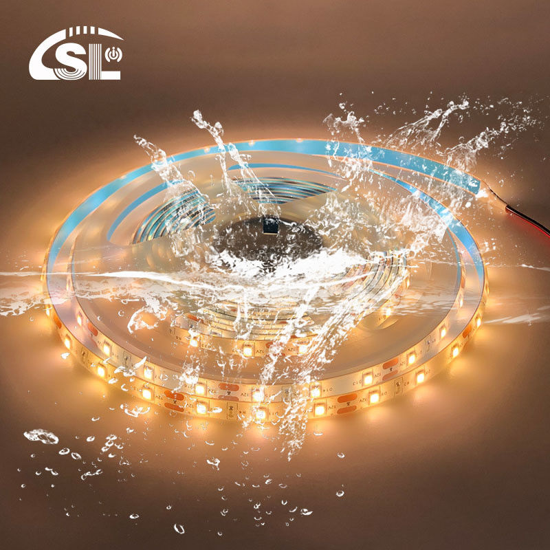 5V 8mm 320LEDs 3000K 4000K IP65 1cm Um corte Eletroplata à prova d'água COB LED flexível